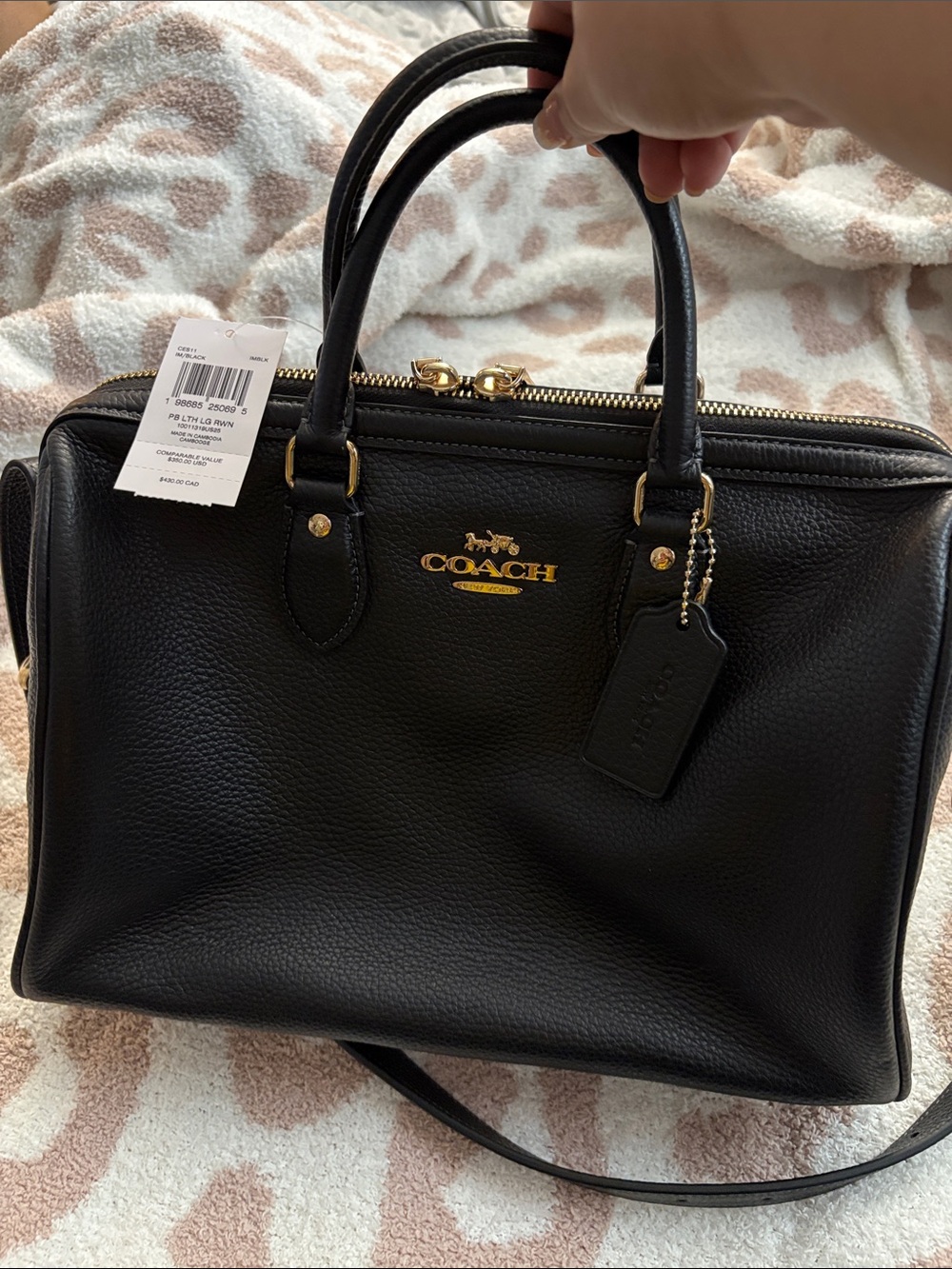 Coach Outlet LARGE Rowan satchel. Authentic